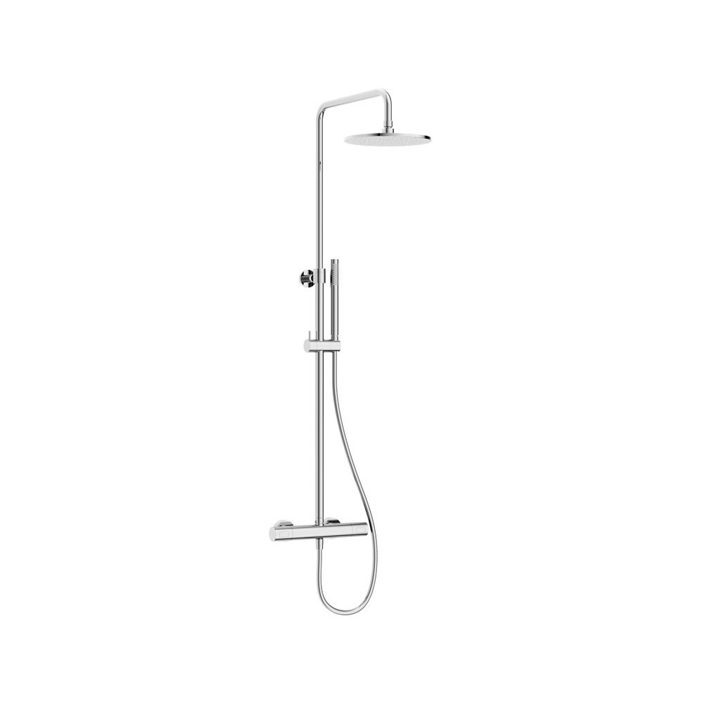 Cutout image of Crosswater Central Chrome Thermostatic Shower Column